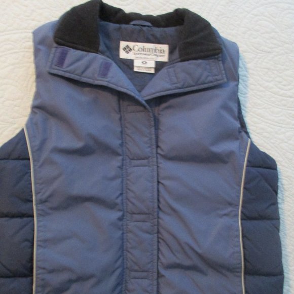 Ladies Sleeveless Columbia winter Jacket - winter vest Size M - velcour - Picture 1 of 7